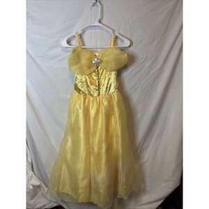 Disney Store Belle Costume Beauty & the Beast Dress Child Size 9/10 PRINCESS
